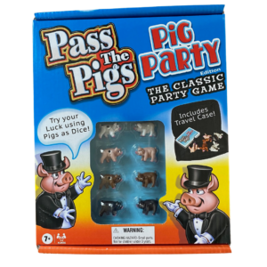 front of box pass the pigs party edition