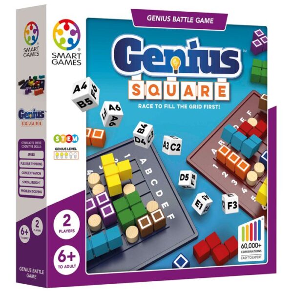 genius square game box