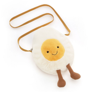 happy egg purse bag laying down