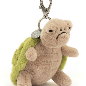 front view of timmy turtle bag charm