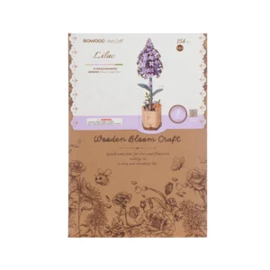 Lilac wooden puzzle pkg