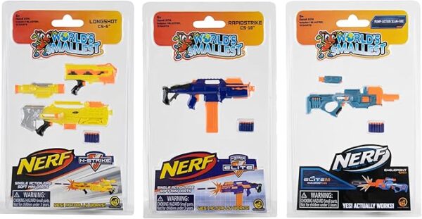 World's smallest nerf blaster