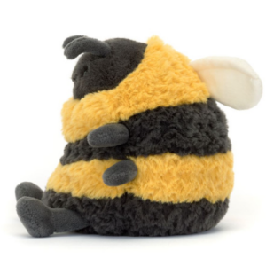 side view of jellycat albee bee plush