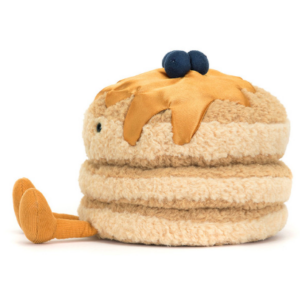 SIDE VIEW OF PLUSH PANCAKES FROM JELLYCAT