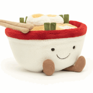 ramen in bowl plush