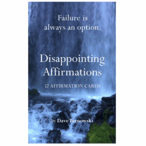 disappointing affirmations card deck