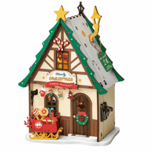 wood christmas house kit