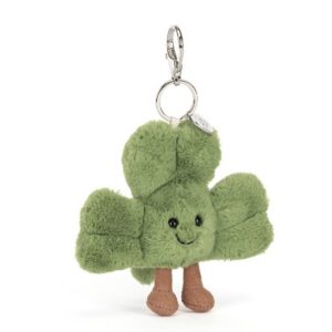 Jellycat Amuseables Siofra Shamrock Bag Charm - front View