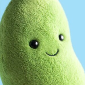 Jellycat Edamame Bean closeup