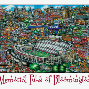 Pubs of Bloomington (Indiana University) 18x 24 Poster
