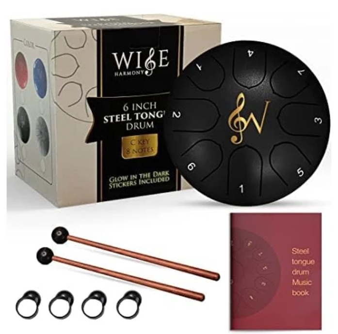 Wise Harmony Steel Drum - black